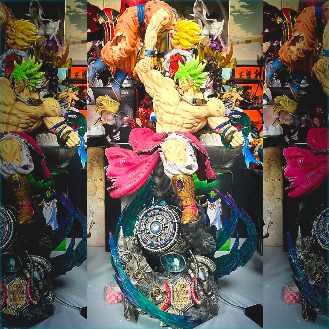 💥 Broli VS Goku 28cm | Scena di Battaglia Epica | Collezione