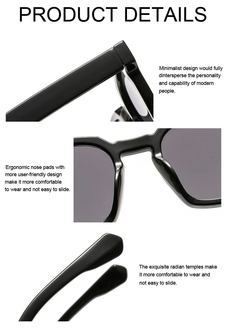 2025 RMM Vintage Square Sunglasses - Hip Hop Retro Women/Men - UV400