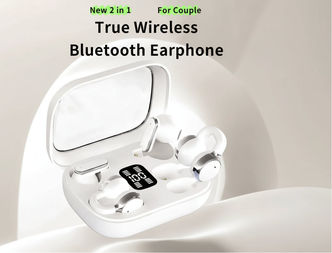Auricolari Bluetooth Sportivi Q10 | Doppia Modalità (In-Ear/Clip) | Bluetooth 5.4 | Riduzione Rumore ENC | 2 Paia