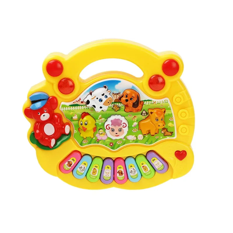 Pianoforte Bambini con Suoni Animali+ Luci - Giocattolo Musicale Educativo Regalo
