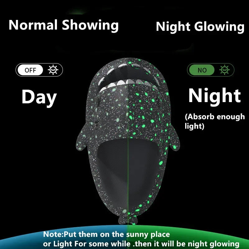 Pantofole Squalo Luminose per Uomo e Donna Scarpe Estive Moda Casa & Spiaggia