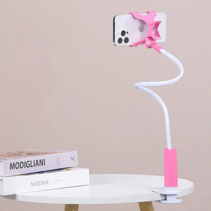 Supporto Telefono Pieghevole 70cm | Braccio Flessibile 360° | Morsetto per Letto Poggiatesta | per iPhone Samsung 3.5-6.7