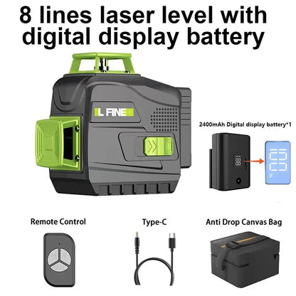 Livello Laser Professionale 16 Linee 360° Autolivellante