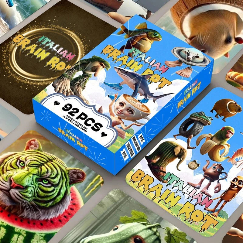 92 Carte Tralalero Tralala Brainrot! 🤪 Meme Viventi per Party & Cosplay 🎭