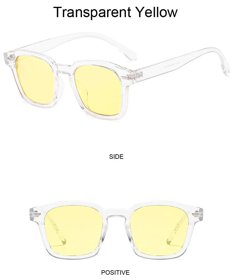 2025 RMM Vintage Square Sunglasses - Hip Hop Retro Women/Men - UV400