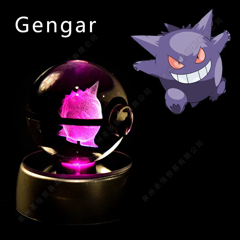 🔮 Sfera di Cristallo Pokemon - Lampada 3D con Pikachu, Gengar e Mewtwo, Regalo Perfetto per Fan!
Illumina la notte con i tuoi personaggi preferiti! Perfetta per camerette e collezionisti. ✨🎁