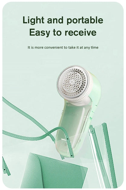 Rasoio Levapelucchi Elettrico Ricaricabile 3-in-1 - Rimozione Professionale di Pelucchi, Palline e Fibre da Tessuti!