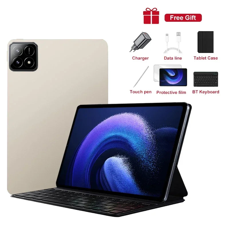 Tablet MI Pad 8S Pro 2026 11" Snapdragon 8 Gen 2 Android 14 16GB+1TB 10000mAh 5G Dual SIM WiFi 4K HD Gaming PC 🚀
