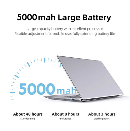 Laptop Windows 11 UltraSlim 14.1" | 12GB RAM 512GB SSD | A3950 FHD | PC Studio Ufficio