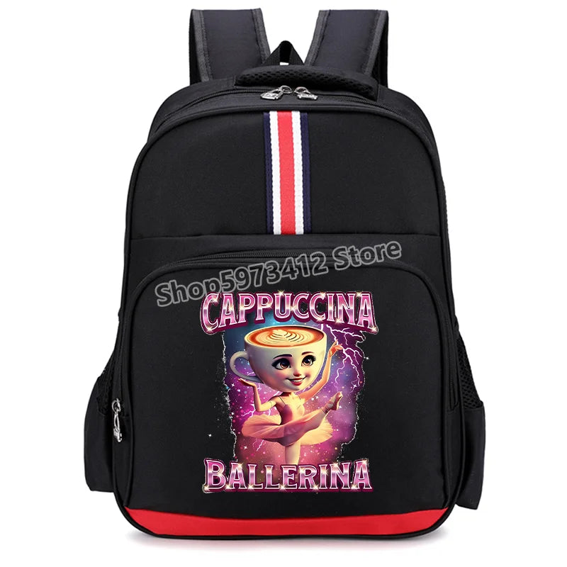 🎒 Zaino Scolastico "Italian Brainrot" - Stampa Cartoon Unica! ✨ Capienza XXL + Design Esclusivo - Per Studenti Fashion!