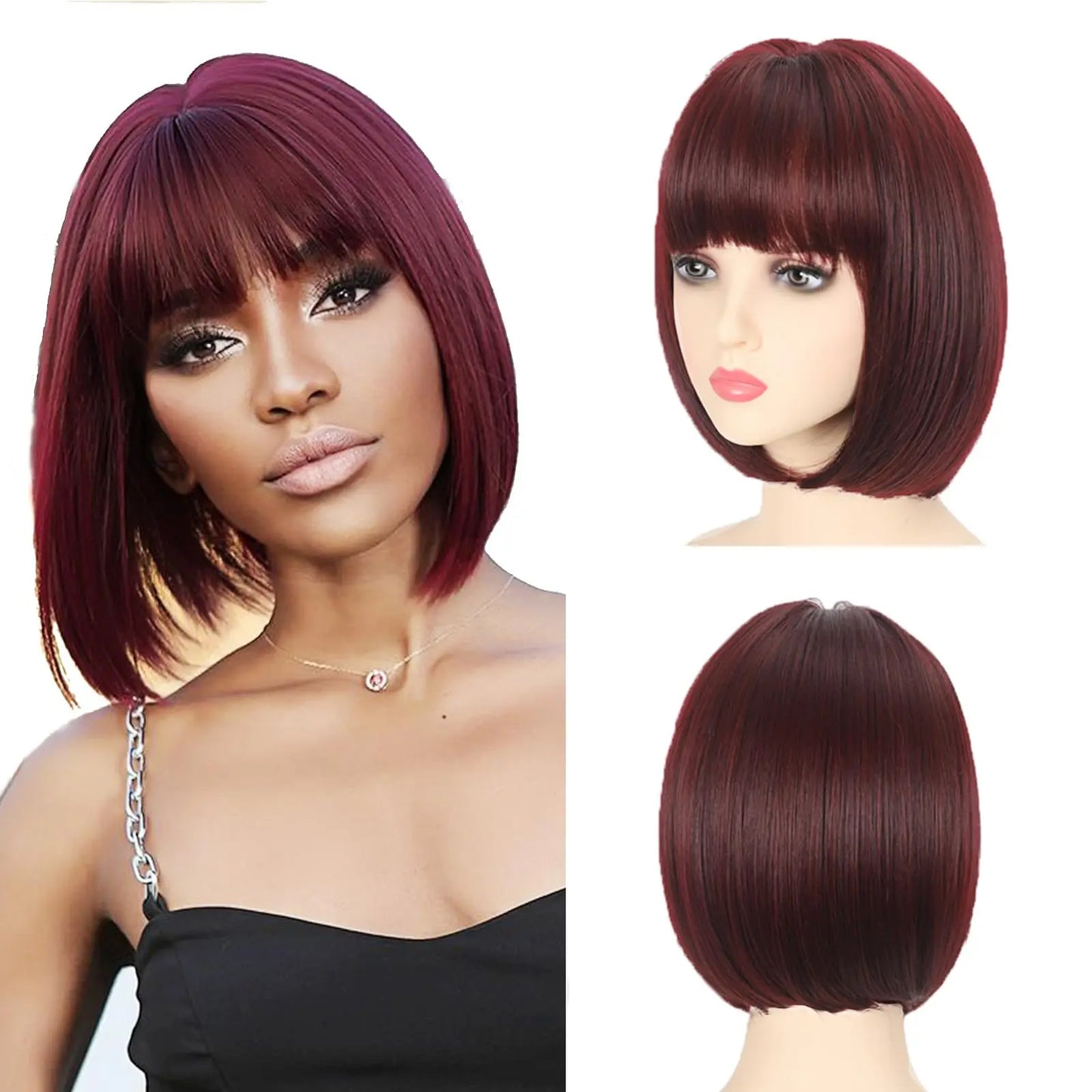 🌈 Parrucca Arcobaleno Bob Sintetica - Per Feste, Halloween e Cosplay!
Frangia colorata e effetto wow! Perfetta per ballare e stupire. 🎉✨