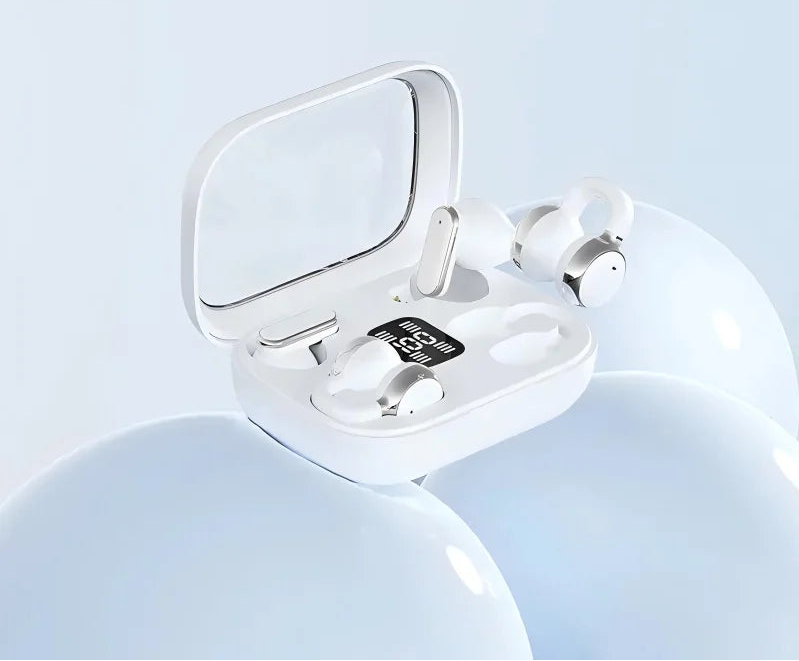 Auricolari Bluetooth Sportivi Q10 | Doppia Modalità (In-Ear/Clip) | Bluetooth 5.4 | Riduzione Rumore ENC | 2 Paia