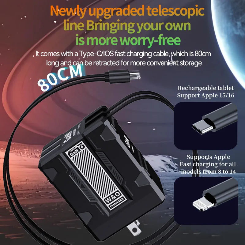 🔌 Caricatore Rapido 20W GaN - Ultra Compatto e Potente!