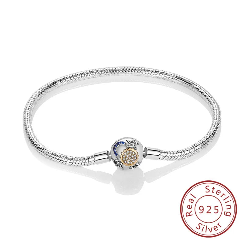 Bracciale in Argento 925 - Cuori con Zirconi, Regalo Perfetto per Donne, Gioiello Elegante e Personale