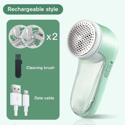 Rasoio Levapelucchi Elettrico Ricaricabile 3-in-1 - Rimozione Professionale di Pelucchi, Palline e Fibre da Tessuti!