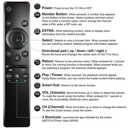 Telecomando Smart Universale di Sostituzione per Samsung TV BN59-01310A