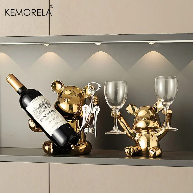 🍷 PORTABOTTIGLIE CREATIVO CON APRIBOTTIGLIE DESIGN CARINO E FUNZIONALE