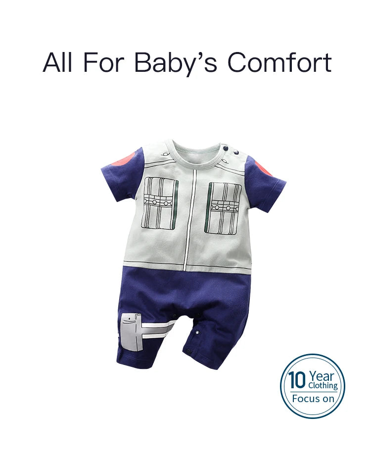 Tutina neonato Dragon Ball Z 100% cotone Body unisex anime taglia 0-18 mesi