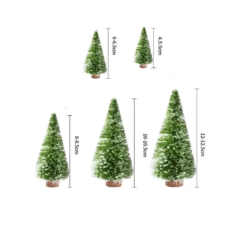 Albero di Natale Artificiale Piccolo in Sisal! Decorazione da Tavolo per Casa e Regalo. Effetto Aghi di Cedro/Pino 🎄✨