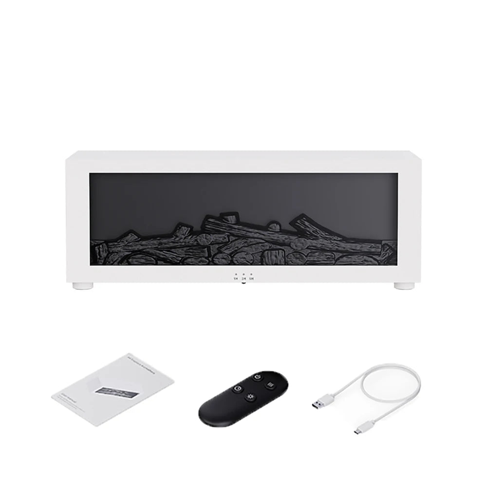 Diffusore Aroma con Fiamma Effetto Realistico! 🌟 Controllo Remoto, Luci LED e Umidificatore - Crea la Tua Atmosfera Magica! 💫