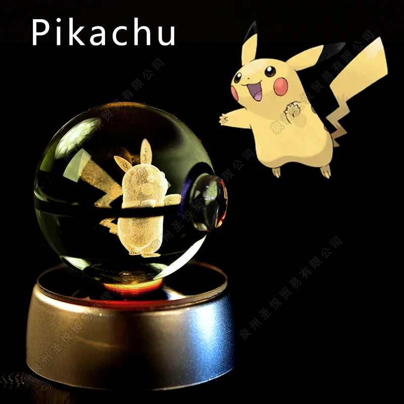 🔮 Sfera di Cristallo Pokemon - Lampada 3D con Pikachu, Gengar e Mewtwo, Regalo Perfetto per Fan!
Illumina la notte con i tuoi personaggi preferiti! Perfetta per camerette e collezionisti. ✨🎁