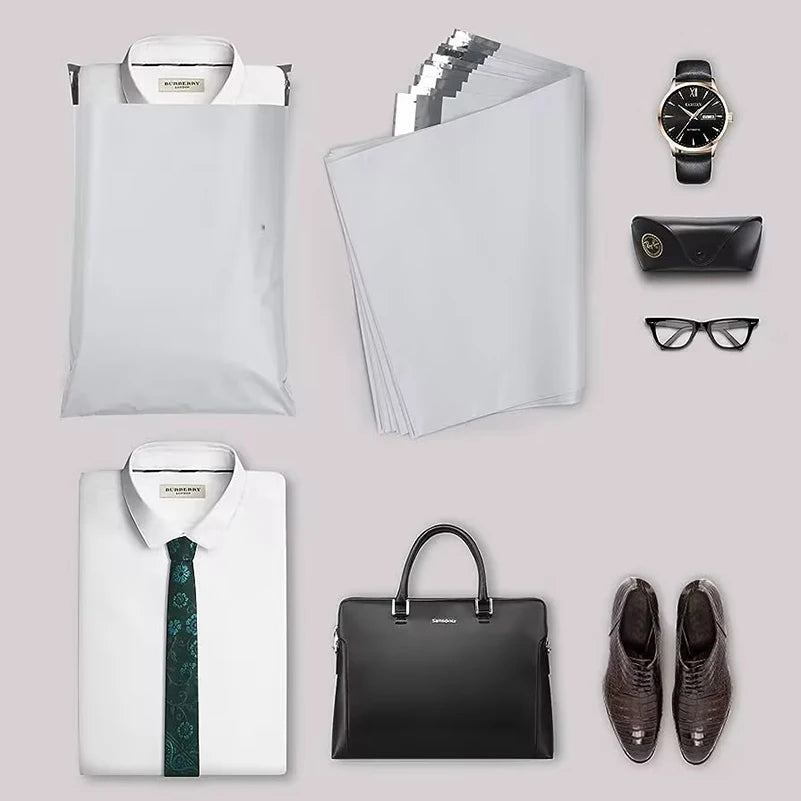 50 Buste Postali Plastica - Con Chiusura Adesiva - Per Corriere