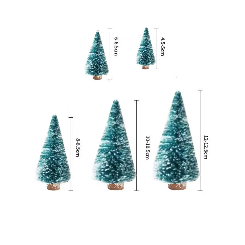 Albero di Natale Artificiale Piccolo in Sisal! Decorazione da Tavolo per Casa e Regalo. Effetto Aghi di Cedro/Pino 🎄✨