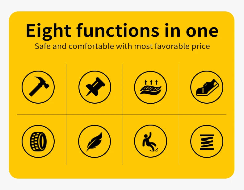 👞 SCARPE DI SICUREZZA ROTATIVE UOMO - Stile Sportivo, Protezione Totale!