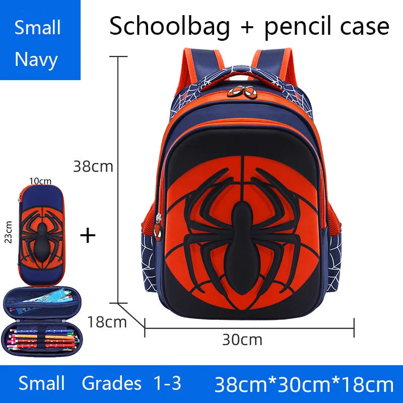 Set Scuola Spiderman - Zaino + Astuccio per Ragazzi - Cartoon
