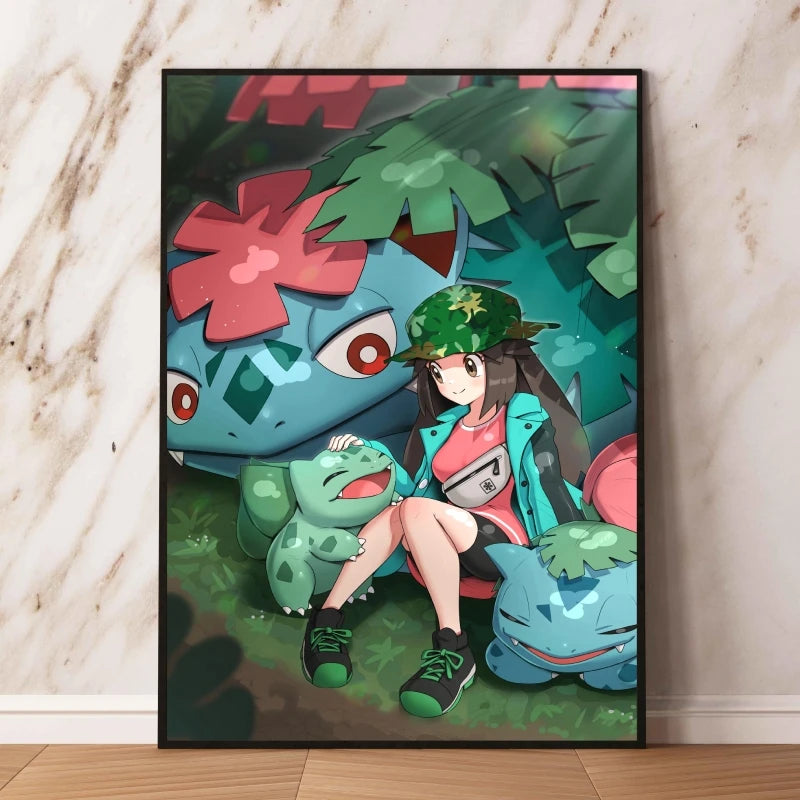 👻 Quadro Gengar Pokémon - Stampa Premium su Tela Senza Cornice