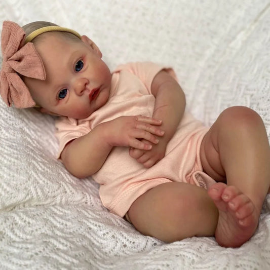 BAMBOLA REBORN 18''! 👶 Pelle 3D con VENE, Morbida come un VERO Bimbo! 🎁