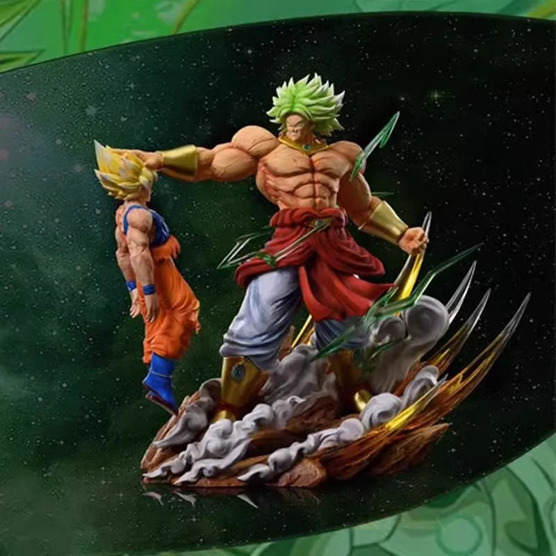 💥 Broli VS Goku 28cm | Scena di Battaglia Epica | Collezione