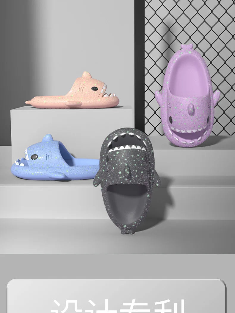 Pantofole Squalo Luminose per Uomo e Donna Scarpe Estive Moda Casa & Spiaggia