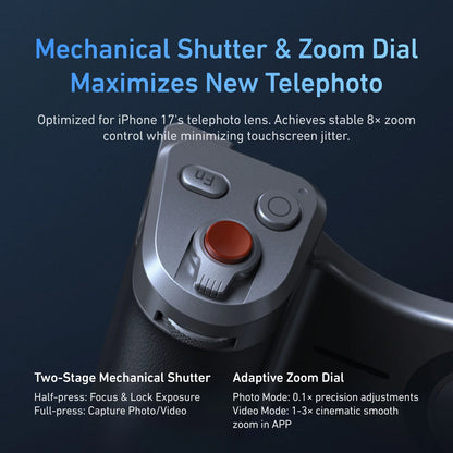 Kit Impugnatura Pro Magnetica per iPhone 17 Pro/Max 📱 | Il MUST-HAVE degli Influencer | Scatti PERFETTI & Video STABILI