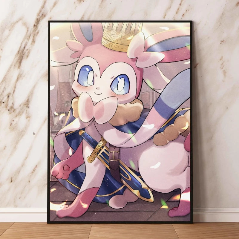 👻 Quadro Gengar Pokémon - Stampa Premium su Tela Senza Cornice