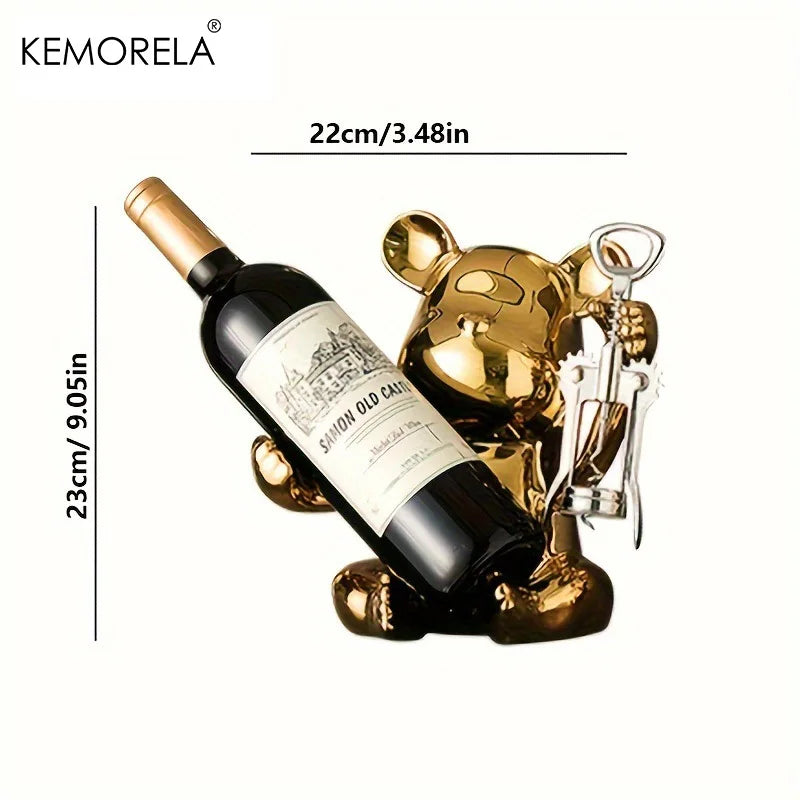 🍷 PORTABOTTIGLIE CREATIVO CON APRIBOTTIGLIE DESIGN CARINO E FUNZIONALE