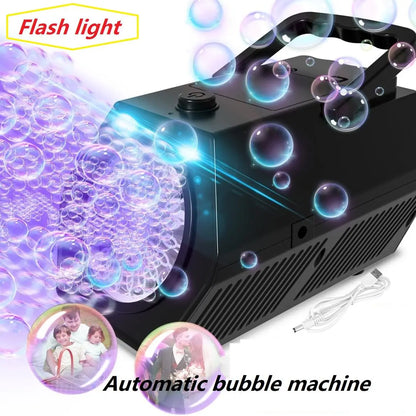 Macchina delle Bolle di Sapone Automatica per Feste e Bambini