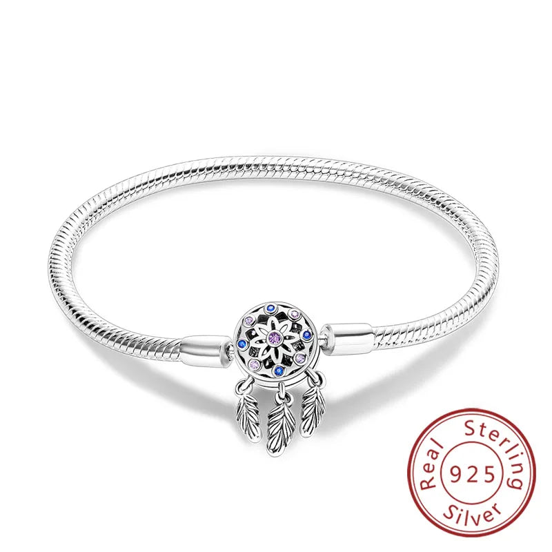 Bracciale in Argento 925 - Cuori con Zirconi, Regalo Perfetto per Donne, Gioiello Elegante e Personale