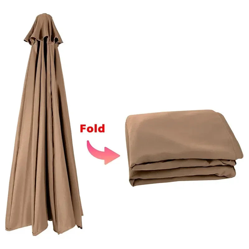 Ombrellone Giardino/SPIAGGIA 6-8 Stecche – Panno SOSTITUIBILE con Protezione UV