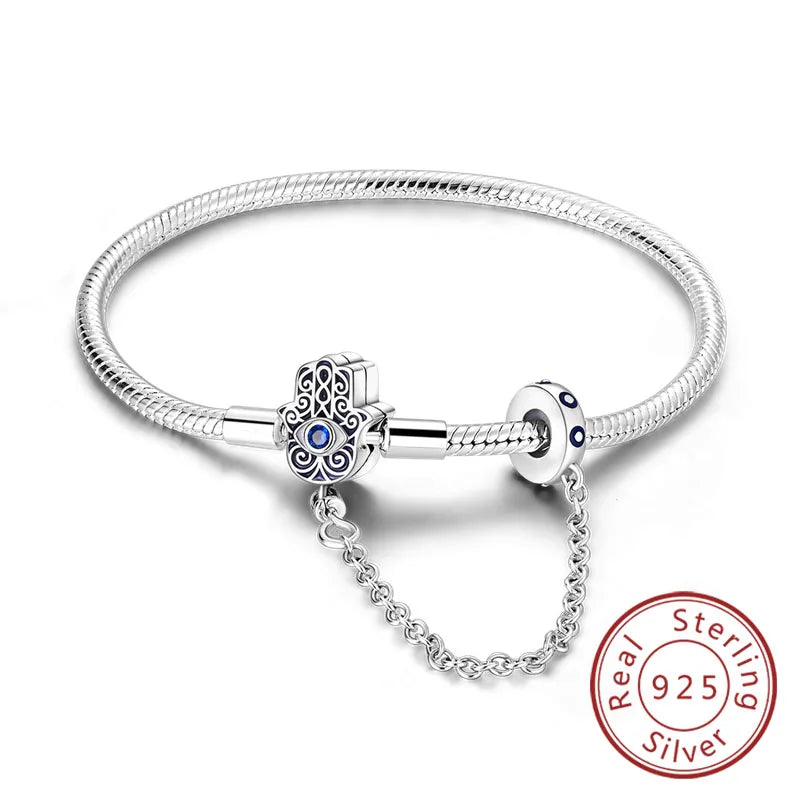 Bracciale in Argento 925 - Cuori con Zirconi, Regalo Perfetto per Donne, Gioiello Elegante e Personale