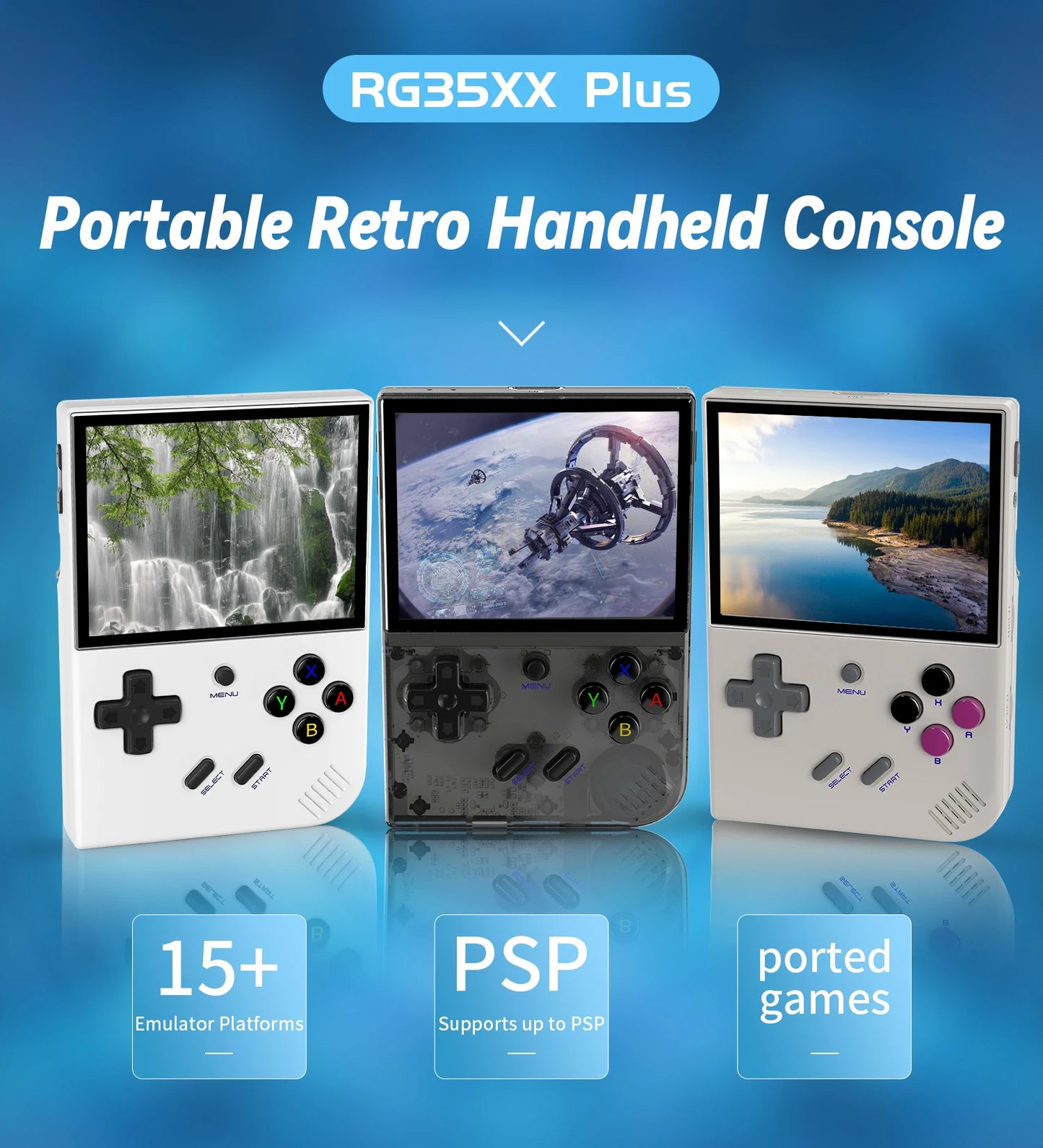 🔥ANBERNIC RG35XX PLUS: 5000+ Giochi Retro Portatile! IPS 3.5" + TV Out HD🎮