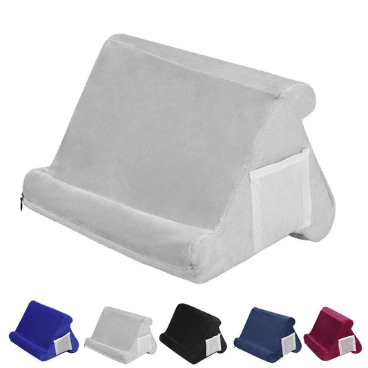 Supporto Cuscino Spugna per Tablet & Libri | Multifunzionale, Regolabile, Poggia Tablet da Letto Divano Studio
