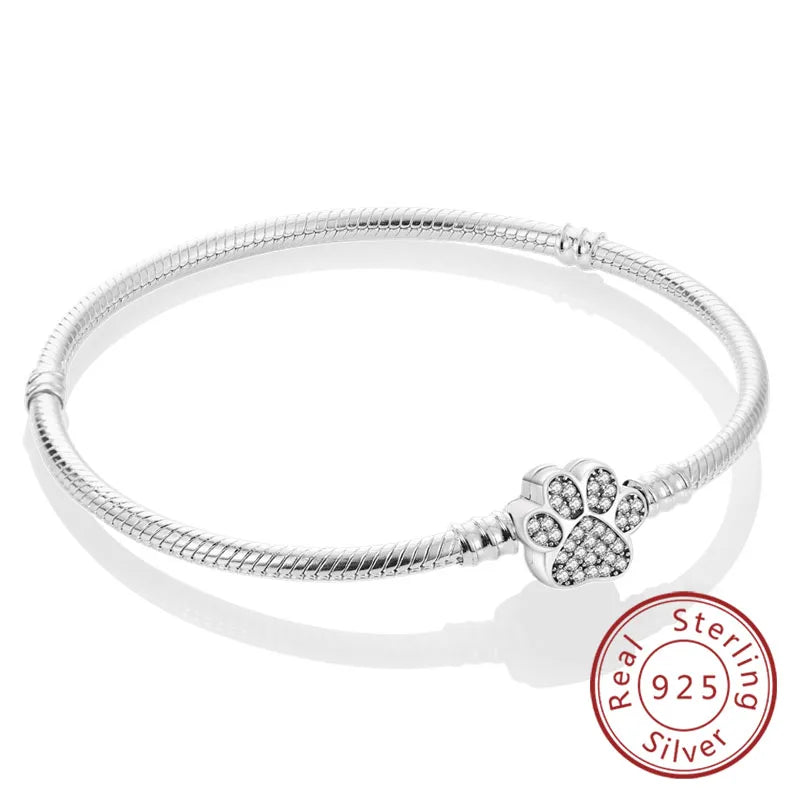 Bracciale in Argento 925 - Cuori con Zirconi, Regalo Perfetto per Donne, Gioiello Elegante e Personale