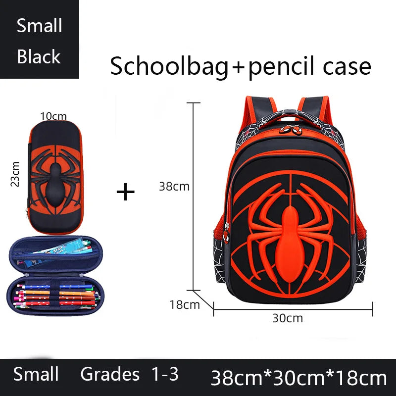 Set Scuola Spiderman - Zaino + Astuccio per Ragazzi - Cartoon