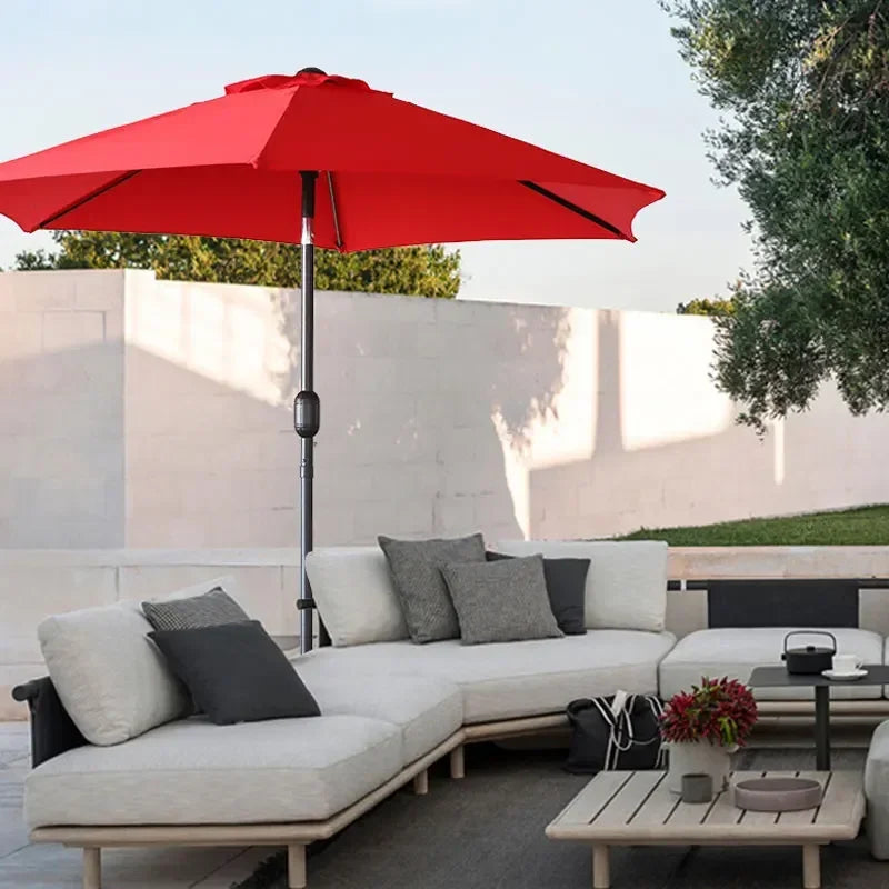 Ombrellone Giardino/SPIAGGIA 6-8 Stecche – Panno SOSTITUIBILE con Protezione UV