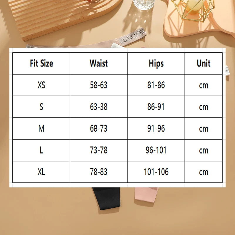 7 PERIZOMA LEOPARDO con LETTERA CRISTALLO - G-String Vita Bassa Senza Cuciture