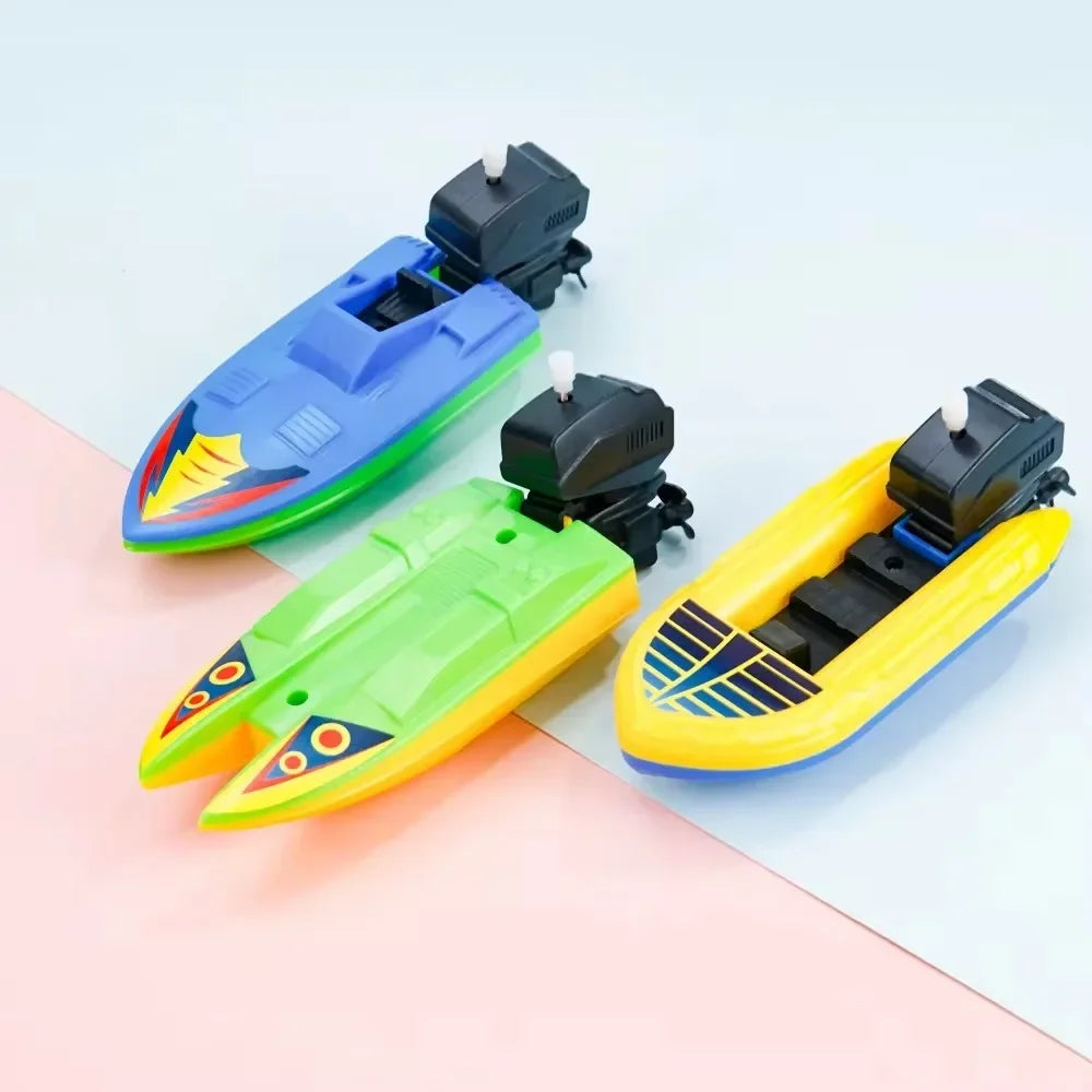 2 Pezzi Barche Giocattolo - Nave Velocissima Galleggiante, Gioco da Bagno/Doccia per Bambini, Regalo