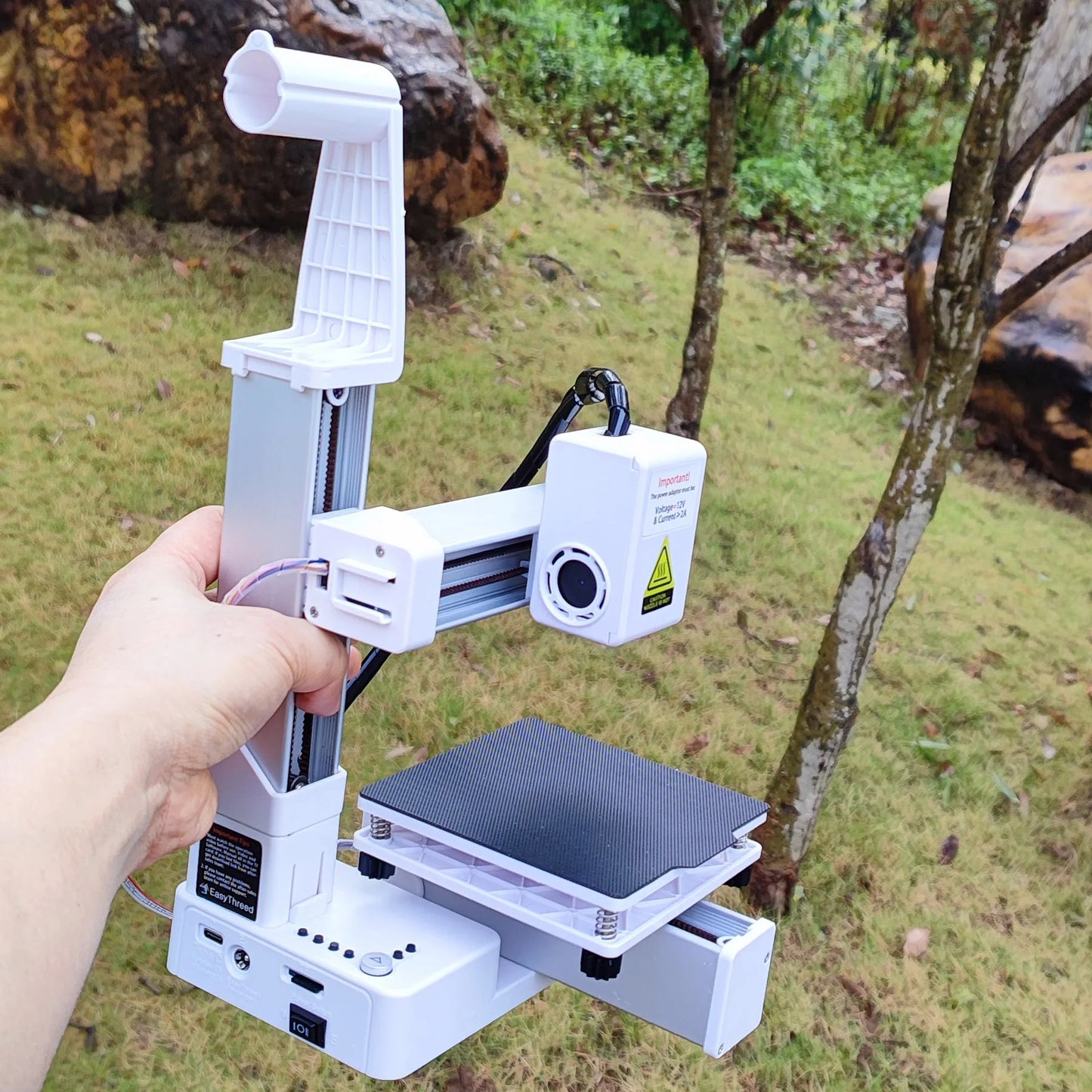 Stampante 3D EasyThreed Base - Con Adattatore, Per PLA e TPU 1.75mm