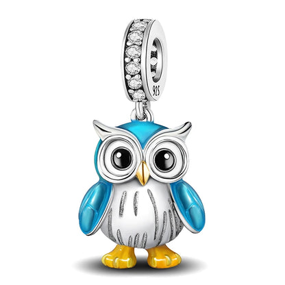 Perline Braccialetto 925 Argento Sterling | Charm Cane, Farfalla, Polpo | Gioielli Fai Da Te