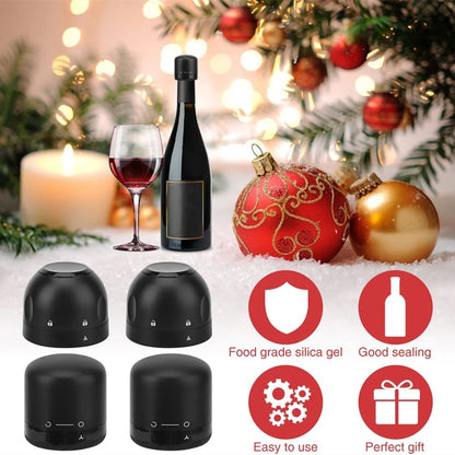 🍷Tappi Sottovuoto per Vino & Champagne – Mantieni la Freschezza con Stile